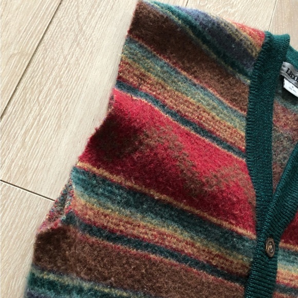 Vintage LEGODD Irish Wool Knit Sweater Vest Size S - Picture 9 of 11